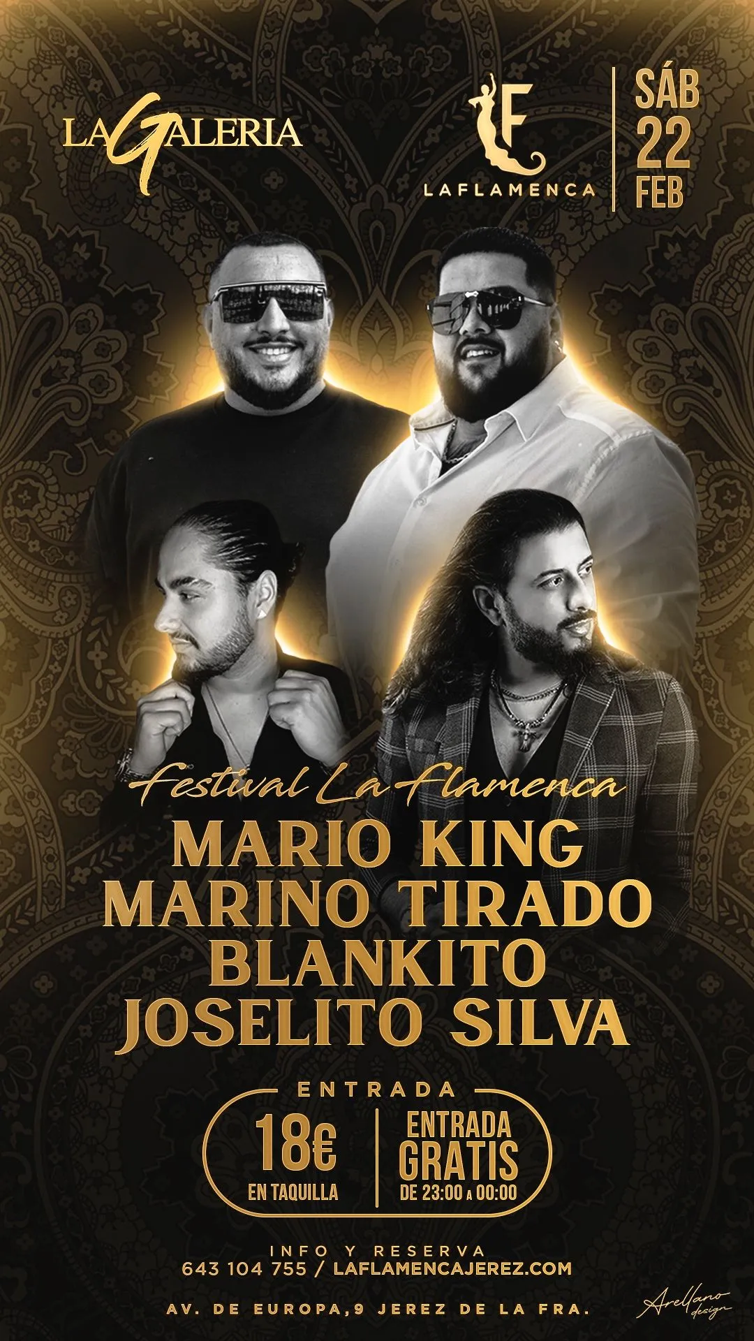 Mario King , Marino Tirado , Blankito y Joselito Silva